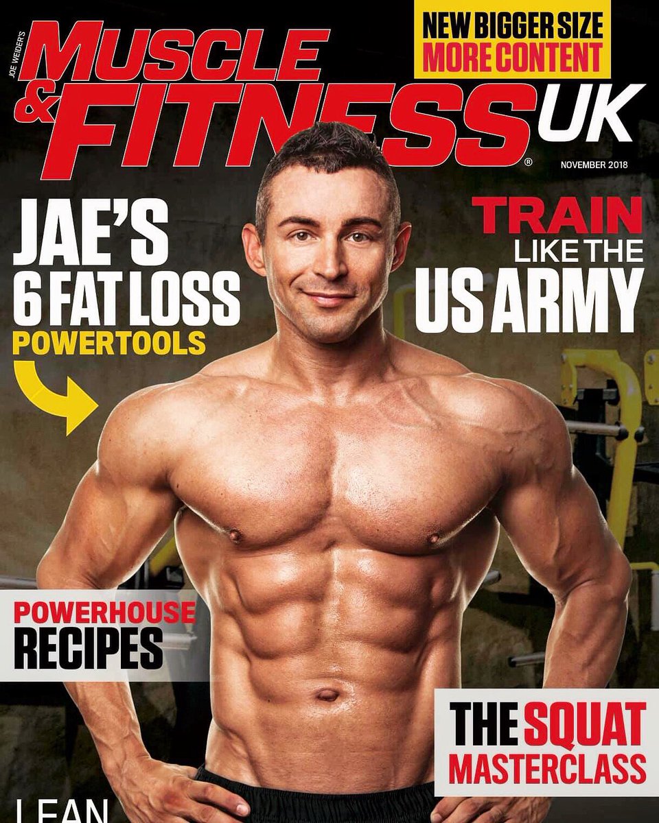 Talking about my Top 6 #FatLoss Power Tools in this months issue of <a href="/MuscleFitnessUK/">Muscle & Fitness UK</a> 
Check it out, released yesterday!
@dannilevyfit <a href="/NickOrton22/">Nick Orton</a>