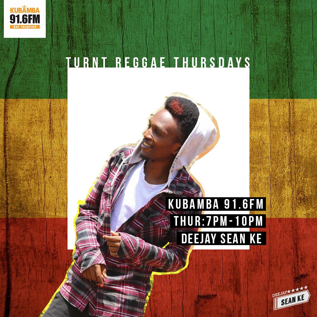 DeejaySeanke's tweet photo. Loooove Reggae Music?
#TurntReggaeThursday 🇯🇲🇪🇹🇰🇪 with @deejaysanch
7pm to 10pm
#KubambaRadio 91.6FM https://t.co/MLn0Gf3kav