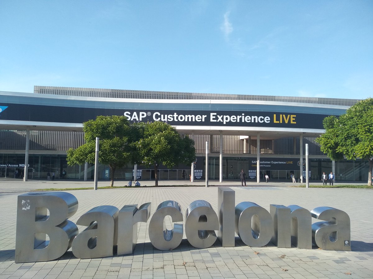jaridasaid's tweet photo. Good bye Barcelona. Thanks for #SAP &amp; #SQLI for this opportunity. See you next year in #SAPCXLive https://t.co/lMXebzXGAz