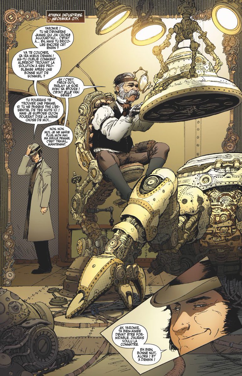 GlenatComics's tweet photo. [LIRE LES PREMIÈRES PAGES] La plus steampunk des héroïnes victoriennes revient dans une nouvelle aventure teintée d’un soupçon de polar !
#LADYMECHANIKA : Volume 5 en librairie le 17 octobre.

Preview : https://t.co/rs7cC2YInP https://t.co/hav4xd93eA