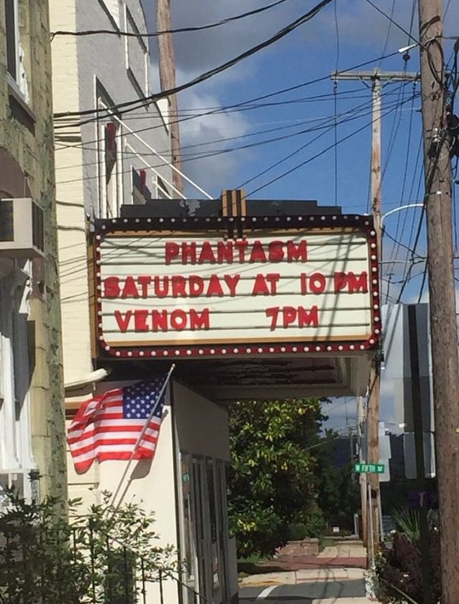 DonCoscarelli's tweet photo. So humbled to see our little horror movie playing on the silver screen 40 years later. 

The True Indie book tour visits SLC tonight at Tower Theatre! 

Then Orange County this weekend + Portland, Burbank, SF, Omaha and more! https://t.co/Y72uhTyImI https://t.co/pyYdyhtfCg