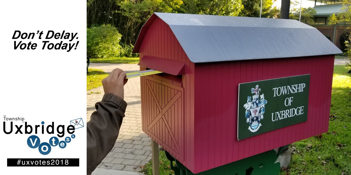 Township Of Uxbridge On Twitter Today Oct 11 Is The Last Day