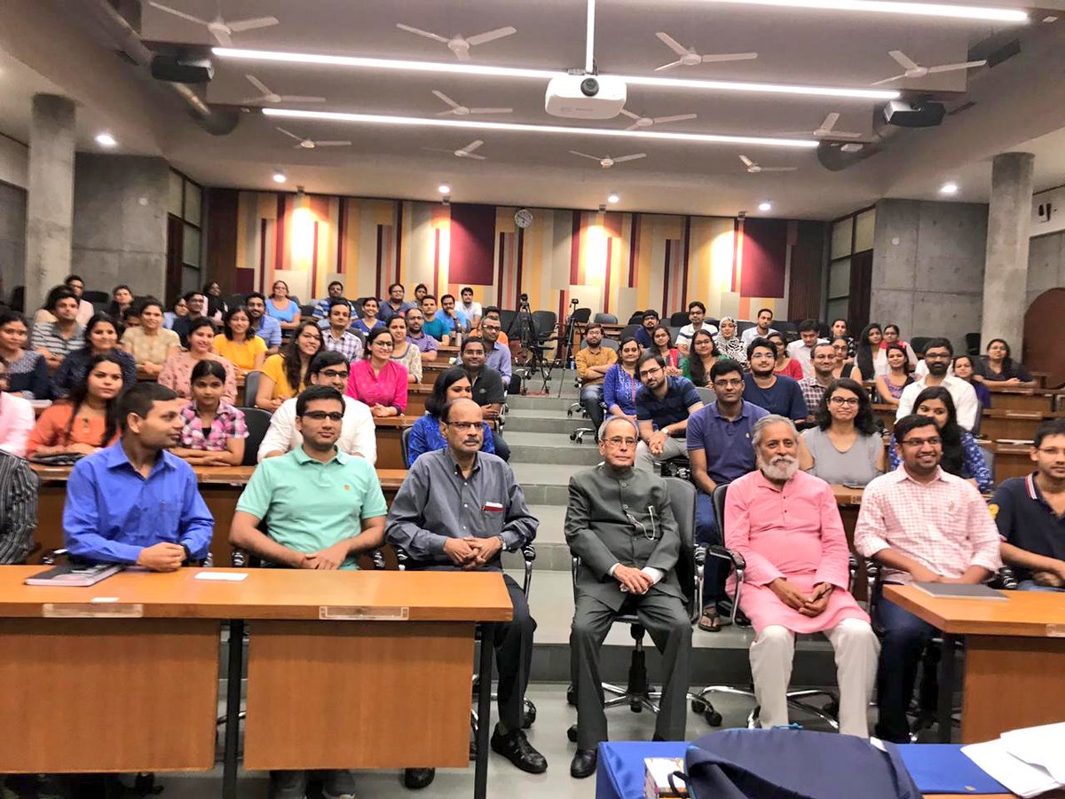 CitiznMukherjee's tweet photo. Thoroughly enjoyed my second lecture on 'Policy &amp; Institutional Interventions for Financial Inclusion' at @IIMAhmedabad. My interactions with students, PhD scholars &amp; faculty enriched me.
#CitizenMukherjee https://t.co/LfTSB5X9Jf