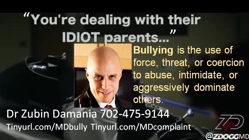 TannersDad's tweet photo. Stop the Bullies... Bad Actor #NotMyDoc https://t.co/4DR9rHCRVP @umcsn Las Vegas Nevada https://t.co/Kp3g8mG7vH