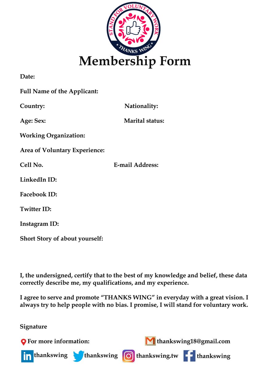 thankswing's tweet photo. #Membership_Form 
#Global_Goodwill_Ambassador 
#Volunteer  
#Ambassador https://t.co/brtoDorM8S