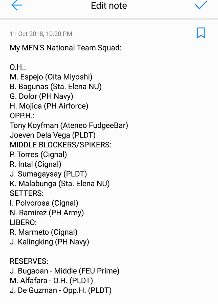 SunflowerBFF's tweet photo. After kong mapanuod ang mga matches sa #SpikersTurf these are the names na may NT caliber.. @myDugout @spikersturf_ph @neilpatrick_f @DuBo73999191
@HYPERonCIGNAL
@PHVolleyNatics
@volleydator
@JannieGavile
@VolleyCenterPH
@VolleyBasher
#SpikersTurf2018
#SpikersTurfOnHyper https://t.co/WfZLxkVG2c
