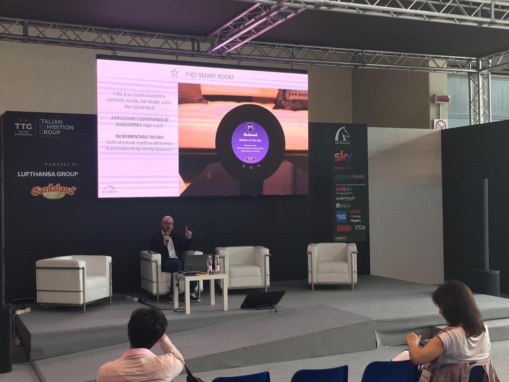 fixosmartdisc's tweet photo. 📸 Dal nostro speech “La ricettività diventa smart”: una panoramica sul settore e un focus sulla nostra soluzione FIXO Suite🛎 @TTGIncontri
#customerexperience #guestexperience #traveltech #ttgincontri #fixo #smartdisc #riminifiera #smartroom #tourismfair #turismo #fixosuite https://t.co/lbOgDZogtS