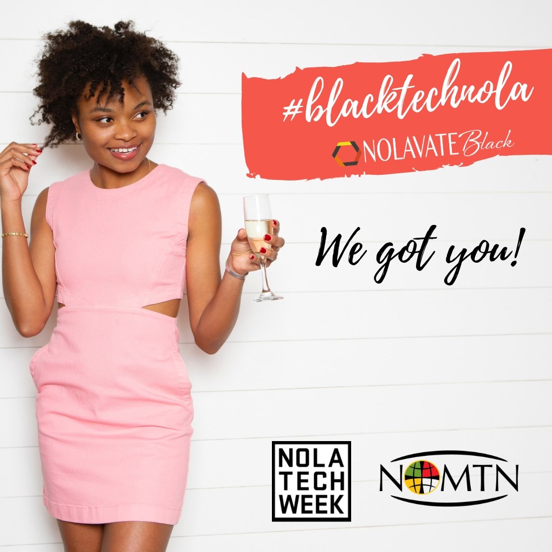 nolavateblack's tweet photo. Black Tech Meetup Tomorrow! Blockchain Presentation &amp; Panel, Networking with local Tech Companies and Refreshments. Get Your Tickets Today! #nolatechweek #blacktechnola #nolavateblack #techsouth - https://t.co/vudD80xMzx https://t.co/ymazMJHcuu