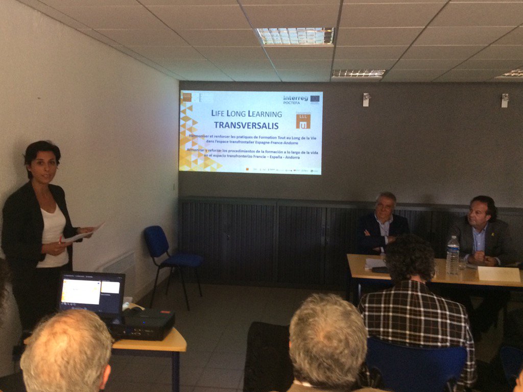 PROSPECTSASO's tweet photo. Présentation de @3LTransversalis lors de la rencontre transfrontalière des acteurs de la FP @cma66rivesaltes 👌👍🇪🇺🌍🚀 https://t.co/wsa26iCSbG