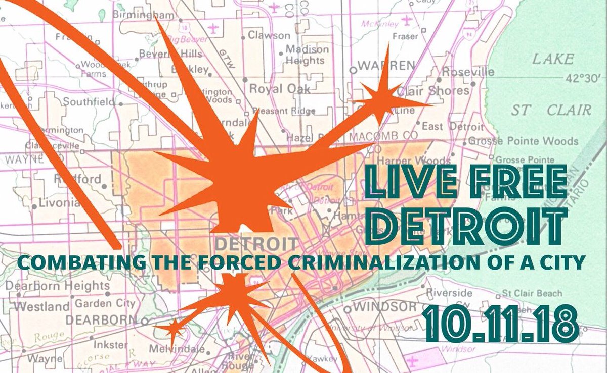 ForceDetroit's tweet photo. The hashtags for tonight’s events if you will be live tweeting or catching up with us via Twitter, or Instagram posts and Facebook posts are:

 #LiveFreeDetroit
 #LiveFree 
#Forcedcriminalization
#TwoDetroits https://t.co/hUMrTQz3K4