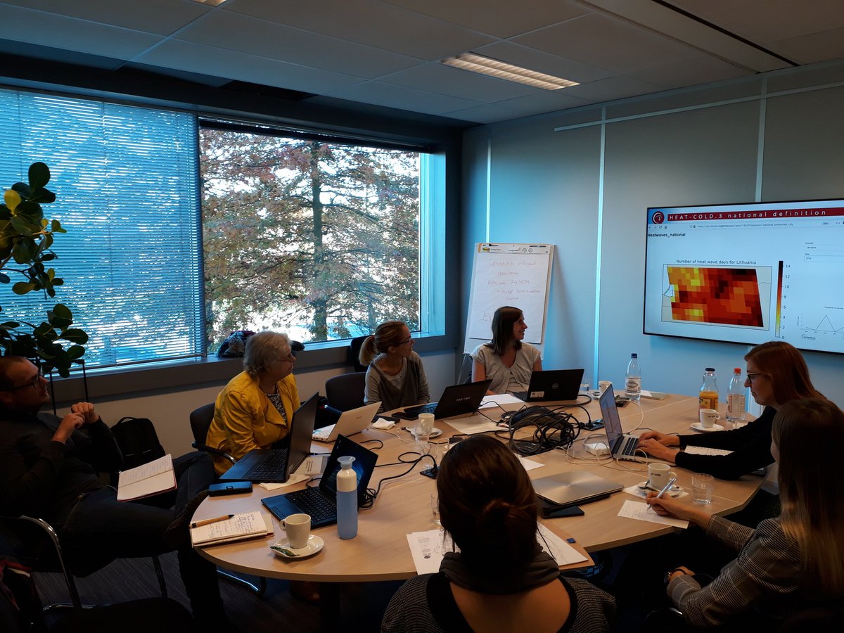 FilipLefebre's tweet photo. Validation of first @CopernicusECMWF #C3S European Health prototype services. #copernicus #cocreation https://t.co/yqVta2iKnh