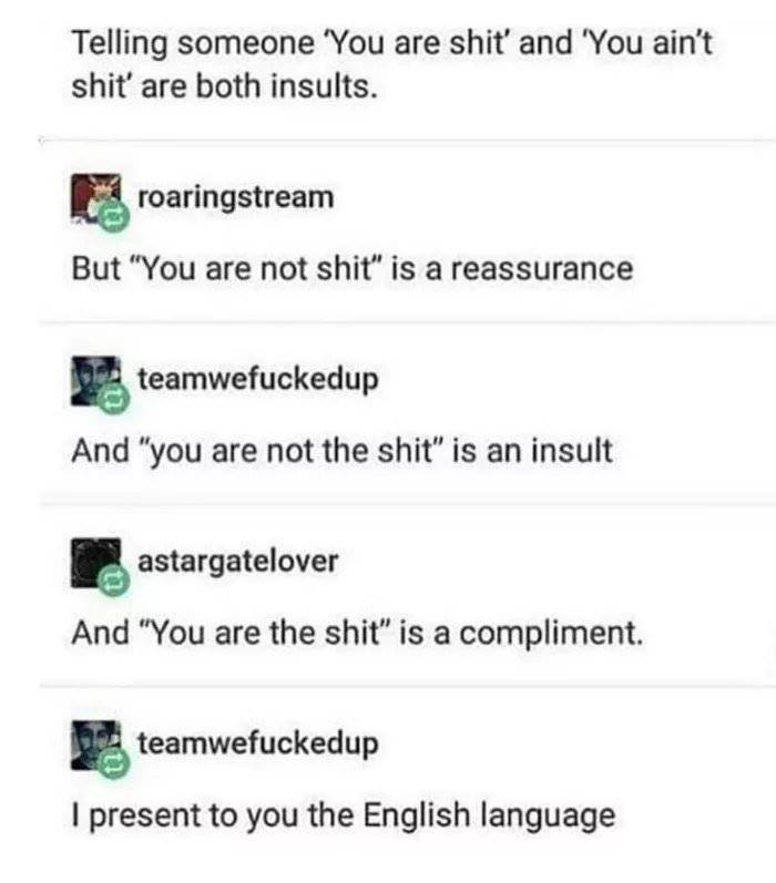 English, do you speak it