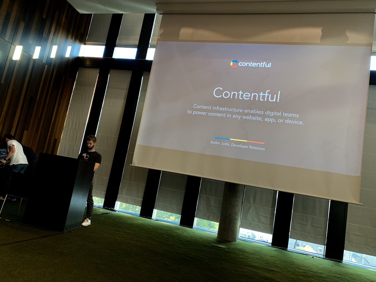 hblank's tweet image. Super happy that @stefanjudis from @contentful is kicking off our Meetup part of #s2techsession - alongside with @AndreasGnyp and @Contentpepper their talk is about modern content infrastructure 🚀 @s2engineers