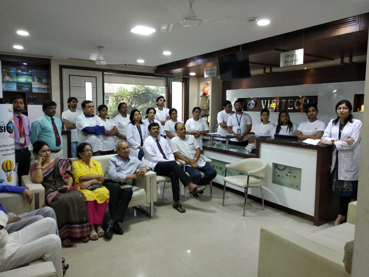 VisitechEyeCen's tweet photo. Celebrating World Sight Day 2018 
at Visitech Eye Centre, Jasola Vihar , New Delhi, India 
EYE CARE EVERYWHERE https://t.co/KKukUle3Si