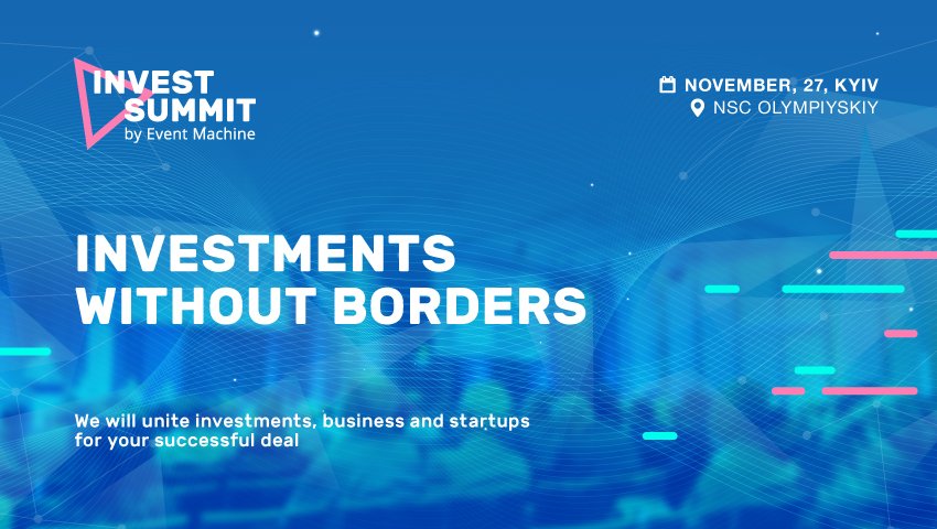 The largest investment forum will be hosted at NSC "Olimpiyskiy":
“Invest Summit” will bring together investors, funds, companies in the fields of finance, IT, modern technologies and marketing on 27.11 at NSC “Olimpiyskiy”.

icostock24.com/news/511/

#fintech #crypto #blockchain