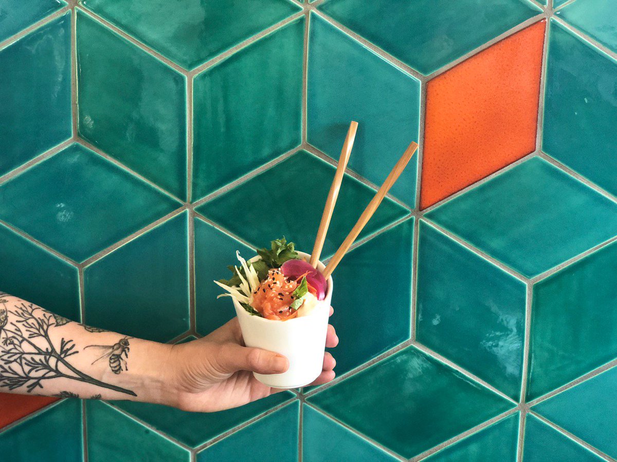 chowgirls's tweet photo. October is #NationalSeafoodMonth, we're excited to be serving a @SkunaBay Salmon Poke Bowl: sashimi style Skuna Bay salmon with local cabbage, pickled red onions, sriracha aioli, organic basil, and fresh greens.
#SmartCatchMN #KeepOceansFishy
@beardfoundation / @OurOcean https://t.co/gdKpXcqgkV