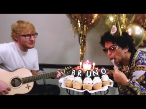 Bruno Mars HIRES Ed Sheeran to Sing Him \Happy Birthday\  