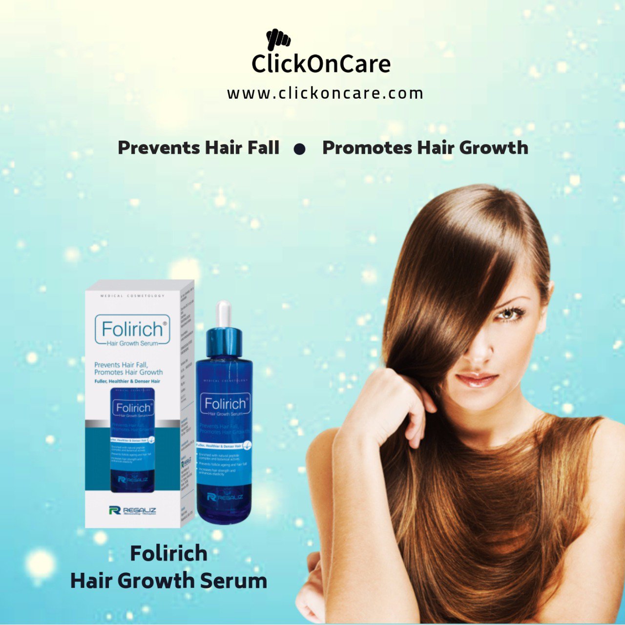 ClickOnCarecom  Bye bye damaged hair Regrow and strengthen your hair  with FolirichHairSerum Buy now httpswwwclickoncarecomfolirichhair growthserum60ml ClickOnCare Health wellness haircare goodhairday  hairfall hairfallsolution 
