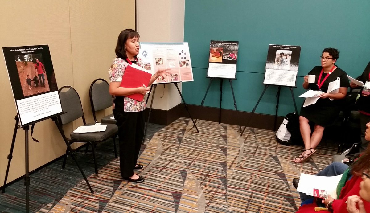 Community Vibrancy with For the Wisdom of the Children Project Director representing #TribalCollege @SIPI_Eagles at #NIEA2018 during session 'Moving Towards #NativeCommunity Vibrancy through #TeacherEducation and #Development”

#TribalColleges @collegefund @WereNIEA