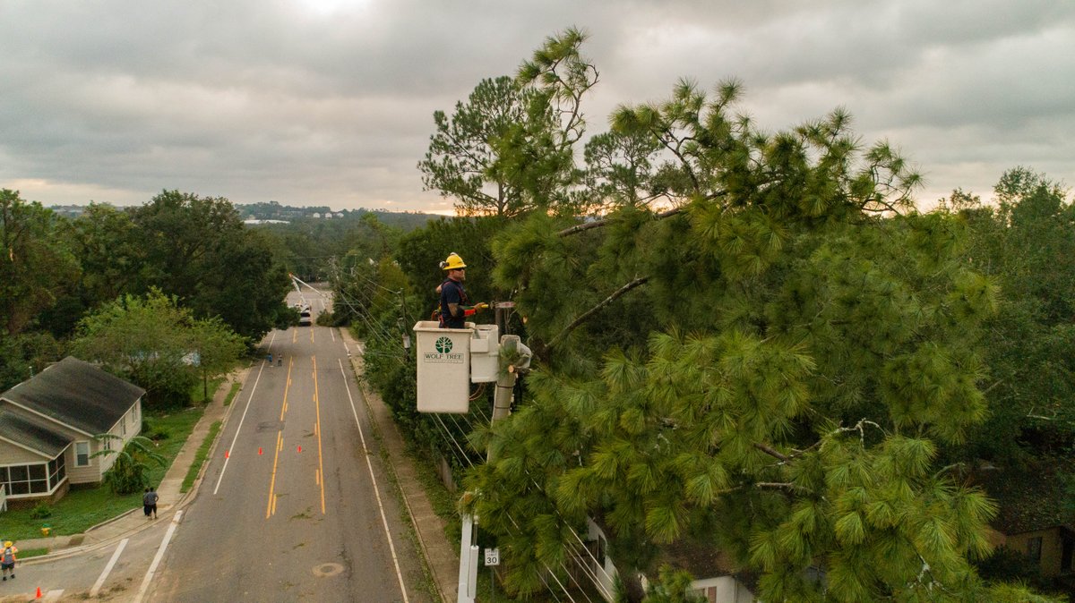We have secured enough assistance from our mutual aid partners to dedicate an electrical crew for each circuit in our system.