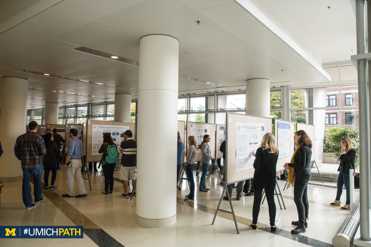 UMichPath's tweet photo. Time for our first poster session #PFD2018 https://t.co/x2oh7kXetk