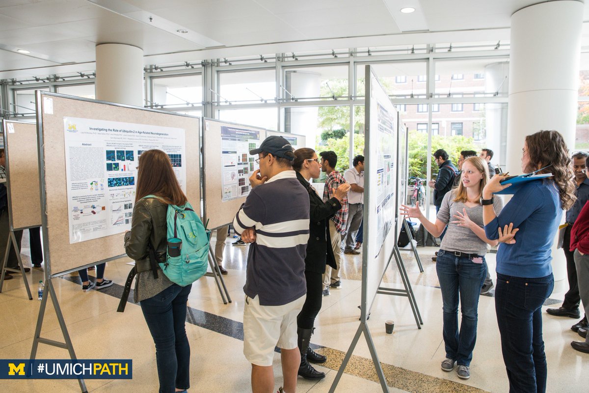 UMichPath's tweet photo. Time for our first poster session #PFD2018 https://t.co/x2oh7kXetk