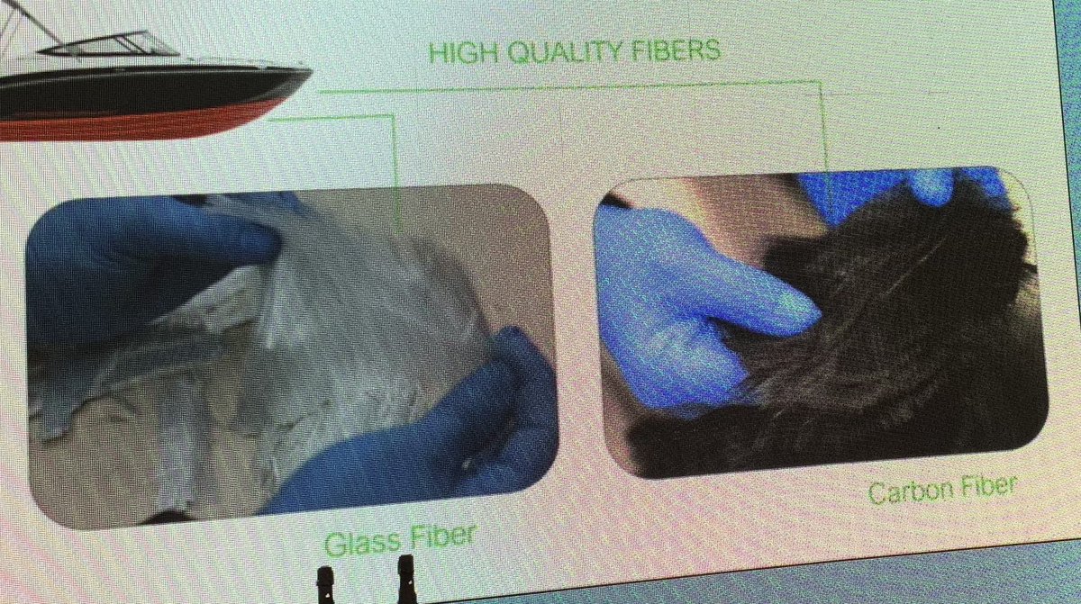 adrianafreitas's tweet photo. At @salonnautico #NauticTech2018 for @seedandclick #smartfunding4abetterworld @TRC_R3FIBER technology able to recycle boats and other composites contributing to circular economy and solving the global problem caused by the management of these materials @CSIC #Recycle Fibers #3D https://t.co/ROfJqULLc3
