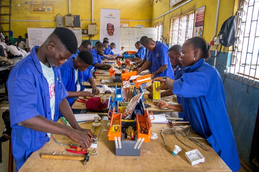 skillupng's tweet photo. More on our electrical beneficiaries... Nbuild batch 1b @npower_ng https://t.co/lIlr0nWuxr