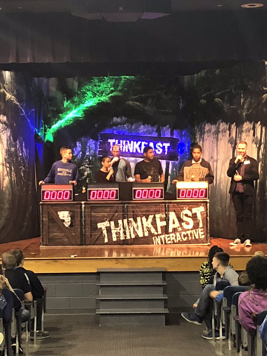 Our 8th graders had a great time this morning learning about teen traffic safety education through the Thinkfast Interactive Program. A special thanks to Nissan North America and the TN Highway Safety Office for providing this program!
