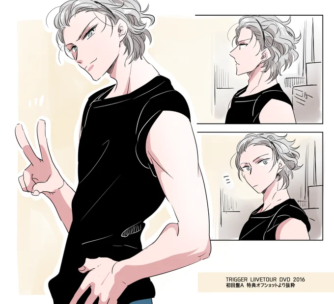八乙女のオフショ描くと高確率でカチューシャでこ出しにしてしまうんですけど、、、、、、、、、、、公式ででこ出しカード絵、、、、、、、、、、ウッありがたい しぬ カチューシャじゃなくてもいいですありがとう公式に感謝 