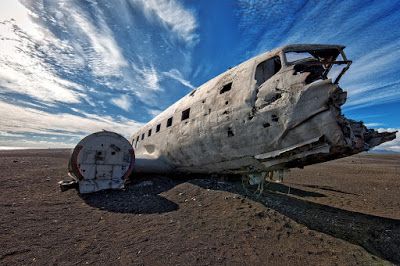 Iceland_24's tweet photo. Iceland's Haunting DC-3 Plane Crash on Sólheimasandur Beach ✈️https://t.co/5JzCreHsLM #Iceland #Travel https://t.co/GGdtghmj2D