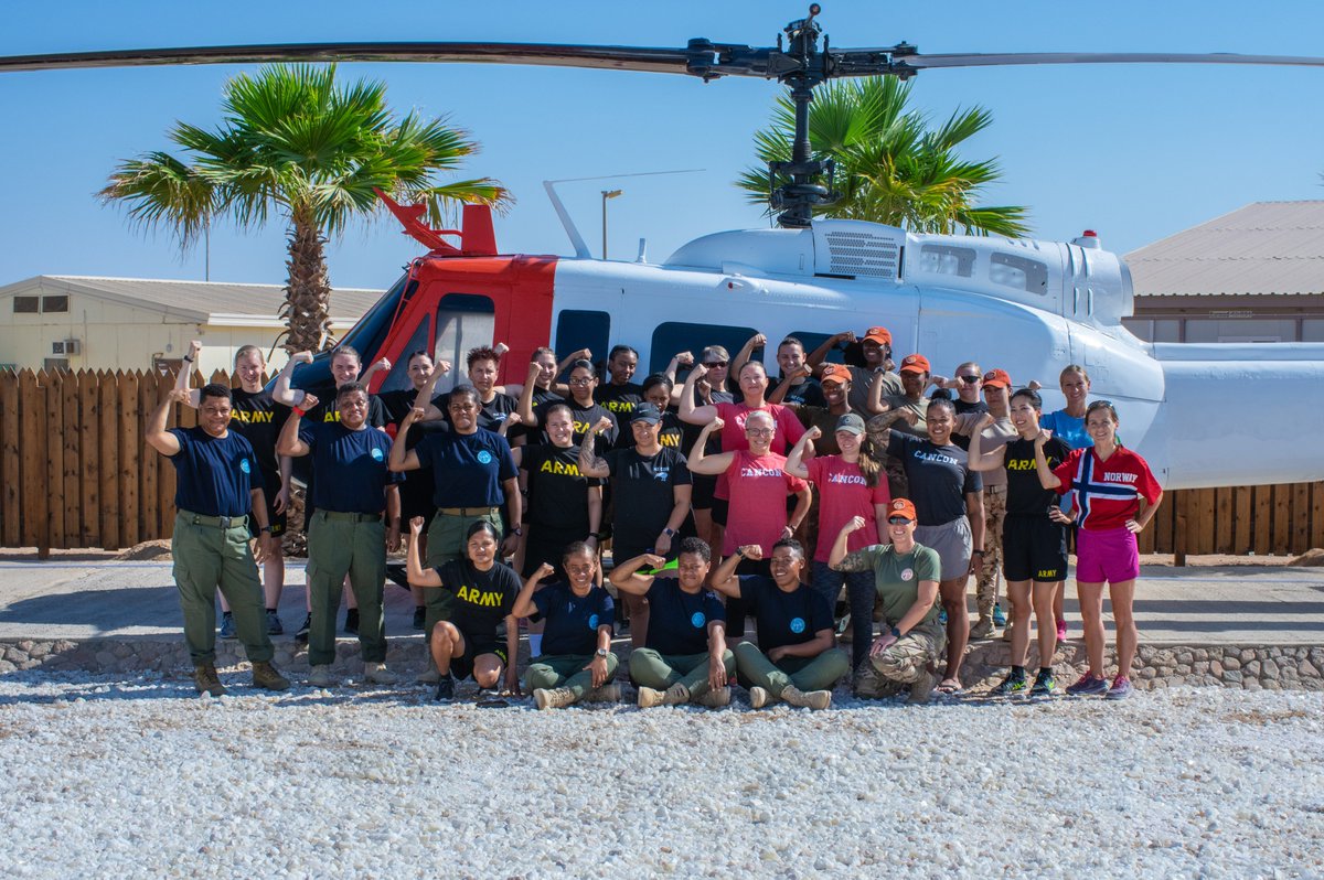 CJOC_COIC's tweet photo. Strong girls grow up to be strong women. Empower girls in your life to see where their futures can take them. 🌏

Happy International #DayofTheGirl from the strong @CanadianForces women deployed to Egypt! 

#GenUnlimited #BestInTheDesert https://t.co/l27rDJrAdE
