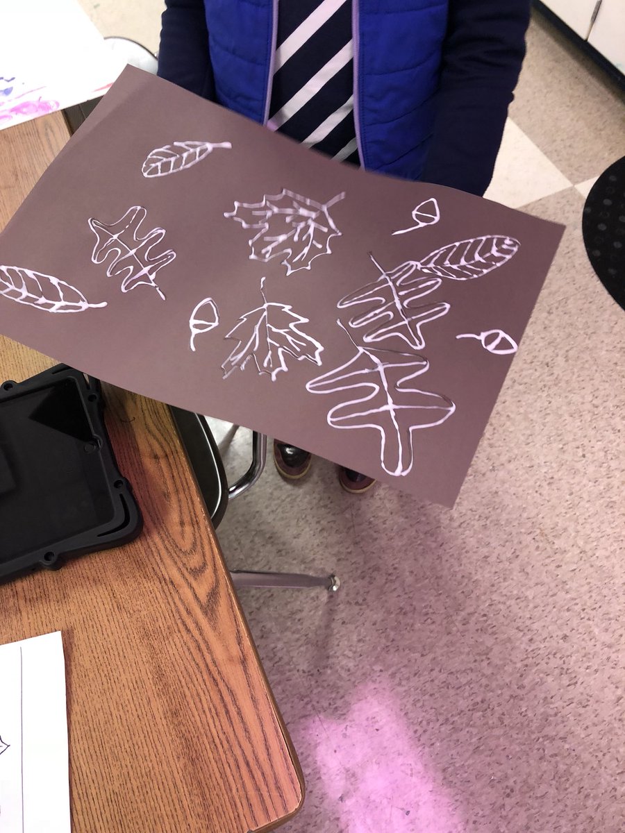 MsSullivanArt's tweet photo. Fourth graders learning about Georgia O’Keeffe and making some fall inspired art! https://t.co/cJfkWKFIwy