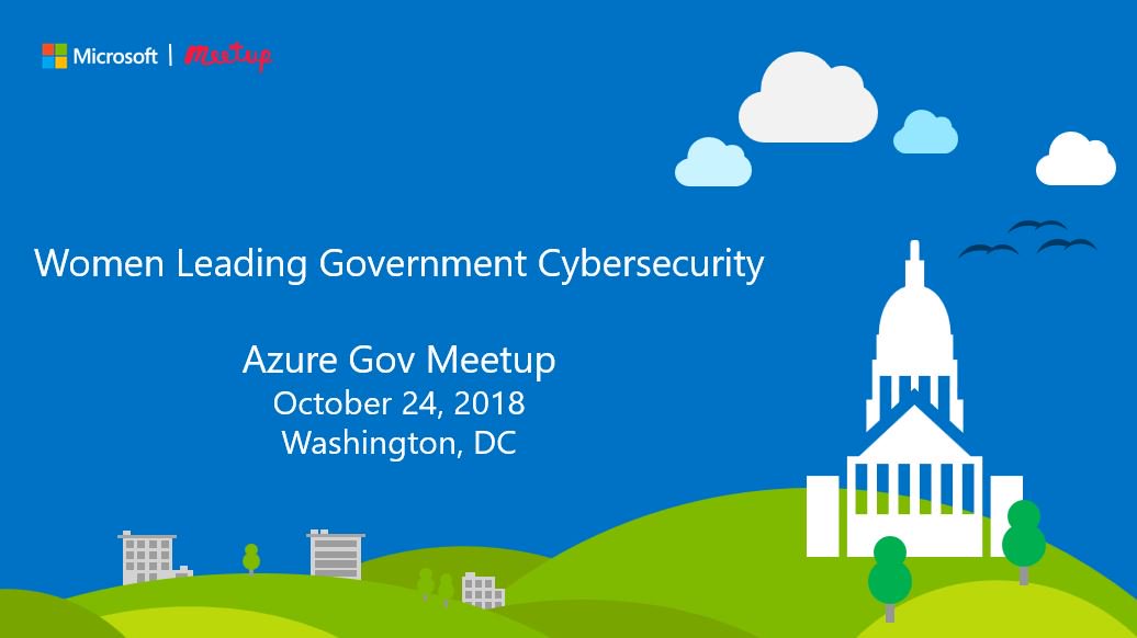 TONIGHT!  Do you want to hear from #cybersecurity leaders in the government? Then you need to be at the #AzureGovMeetup at <a href="/1776DC/">Dave Cox</a>!  

Be there at 6pm for all the fun!