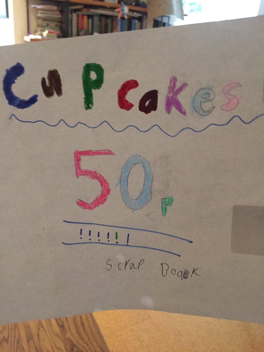 NikkiSinclair16's tweet photo. Great to see @SCRAPbook_Scot on Twitter! 8 yr-old Stella here was horrified by all the litter found on the last Beach clean that she went straight home and made cupcakes to raise funds for SCRAPbook https://t.co/SYlI4pe5pq