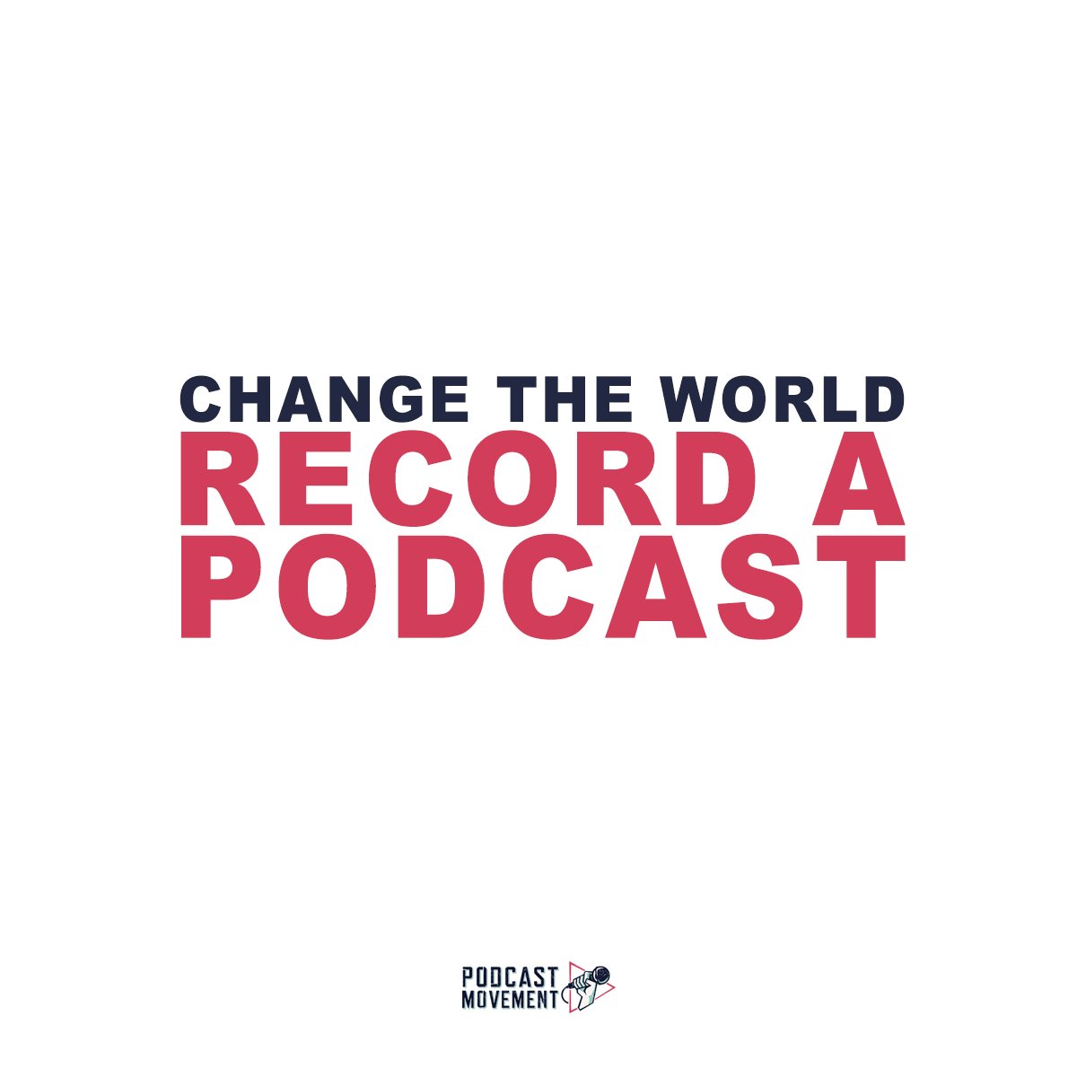 PodcastMovement's tweet photo. One episode at a time! #podcasting https://t.co/8XxmJORxvN