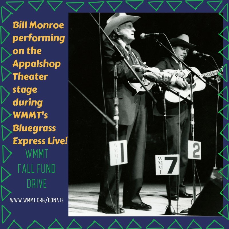 wmmtfm's tweet photo. We can't have Bill Monroe for tonight's Bluegrass Express Live show, but we DO have Sailor Street at 7:30pm in the @Appalshop theater! Come out to see great live music this evening, and #BeRadioActive RIGHT NOW by donating to support #YourWMMT! https://t.co/GmO7RCMidF https://t.co/wY7MNcQL9e