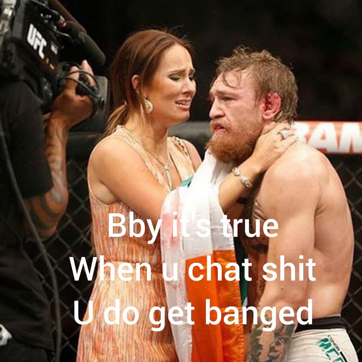 NorthBankDanAFC's tweet photo. #ConorMcGregor #KhabibMcGregor #UFC229 #Khabib #MMA #UFC  #ChatShitGetBanged https://t.co/wu8anHJm1d