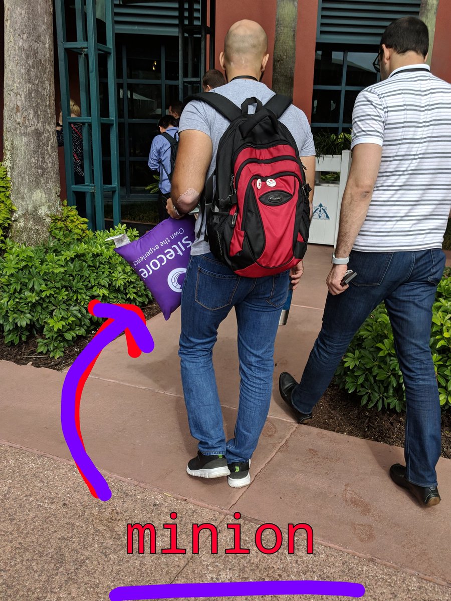 Yes. Go forth into the world, my minions. Spread the evil of the pillow to every corner of the globe. #SitecoreSYM