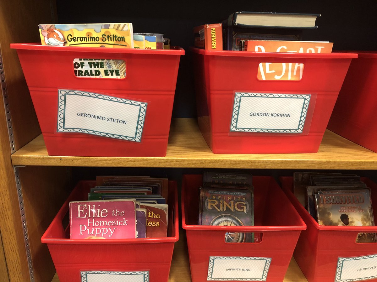 sisdphelps's tweet photo. #sisdchat #Michiganliteracy Library makeover @LittleVandals!  Super inviting with great seating, fun environment, and books Ss can find by interest, author, and series https://t.co/pfX7tZCGzG