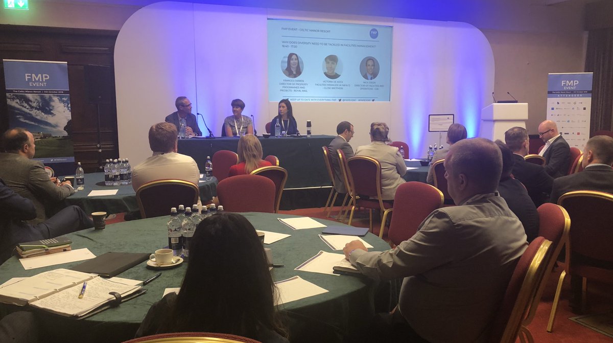 FMPevent's tweet photo. Productive day at our FMP Event today. Last but not least we have a fantastic closing panel discussing 'Why does diversity need to be tackled in Facilities Management?' #FMPEvent #Diversity #FacilitiesManagement #FM https://t.co/NWgYGzFSNS