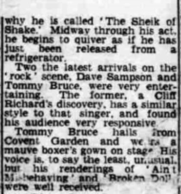 mr_pastry's tweet photo. Oct 1960 and you could almost be there 5-7 @BillyFuryMuseum #billyfury #joebrown #johnnygentle #dickiepride #peterwynne #davesampson #tommybruce #johnnygoode #georgiefame #redprice #davyjones #vernonsgirls #siddale https://t.co/2USYzAgj4J
