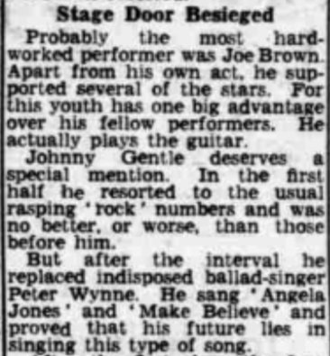 mr_pastry's tweet photo. Oct 1960 and you could almost be there 6-7 @BillyFuryMuseum #billyfury #joebrown #johnnygentle #dickiepride #peterwynne #davesampson #tommybruce #johnnygoode #georgiefame #redprice #davyjones #vernonsgirls #siddale https://t.co/66HxXamPQi