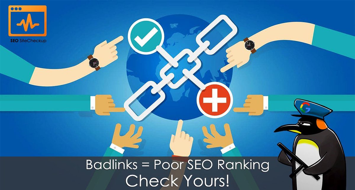 Seositecheckup's tweet photo. Don’t let #badlinks weigh your website down from scoring the top rank on #Google. Want to know how to determine the quality of your #backlinks?Learn it here: https://t.co/0VL05pUYlL
#seotool #seositecheckup #seoaudittool #backlinks https://t.co/YgMcmgUau0
