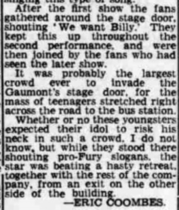 mr_pastry's tweet photo. Oct 1960 and you could almost be there 7-7 @BillyFuryMuseum #billyfury #joebrown #johnnygentle #dickiepride #peterwynne #davesampson #tommybruce #johnnygoode #georgiefame #redprice #davyjones #vernonsgirls #siddale https://t.co/7soVUbu8JF