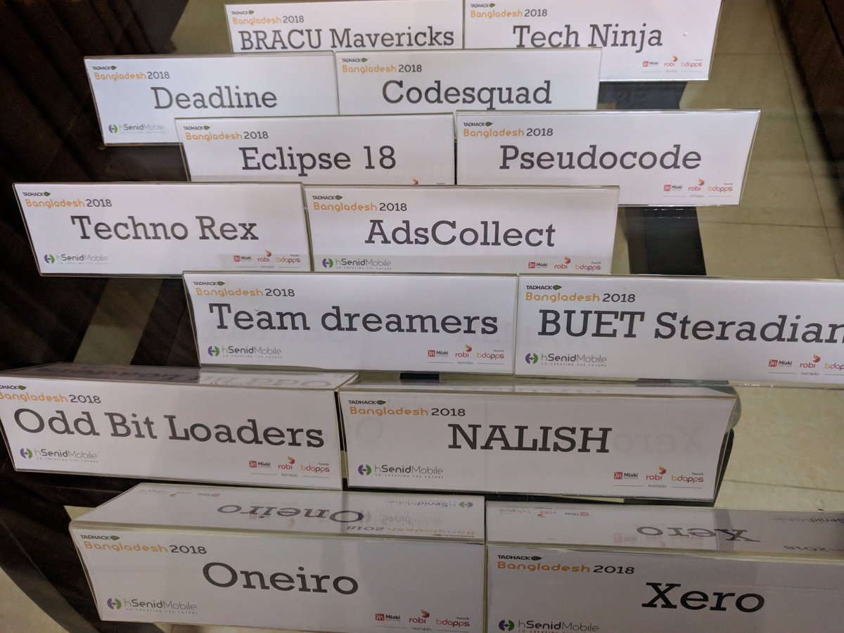 WajiraSomarath1's tweet photo. Who wants to be the winner @ #TADHackBangladesh ? Teams are you ready ? #TADhack #WhatTheHack https://t.co/mP4nM7oxi9