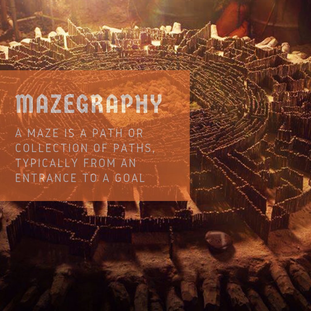 WoGladers's tweet photo. Mazegraphy is quite an interesting and important subject you can take on WorldofGladersUnite. You will learn all you should know about the wonderful subject by Lacey Stinson! #Mazerunner #RPG #worldofgladersunited #wogu #roleplaying #gogetfunding #donations #donation #Mazegraphy https://t.co/blxKLIoME1