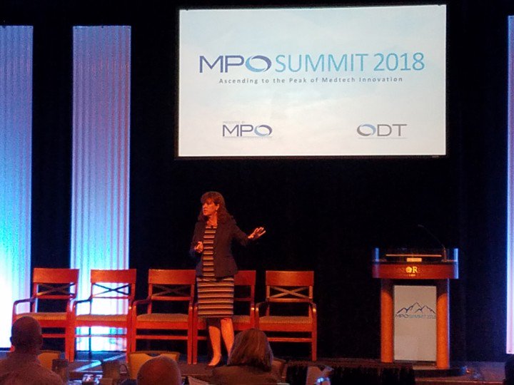 SeanFenske's tweet photo. Regulatory information from Kim Trautman of @Nsf_intl on #Brexit, #MDSAP, #MDR, and more. #MPOSummit https://t.co/gJTVATuBRS