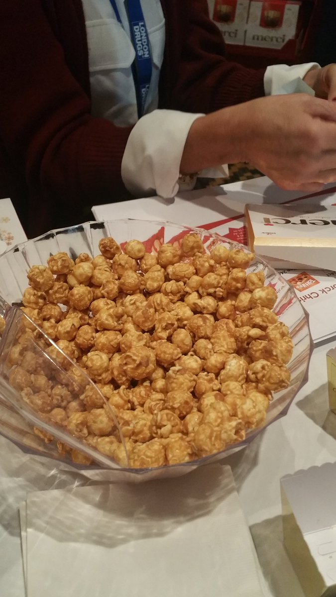 The most insanely addictive snack,  Werthers butterscotch with popcorn.#ldholiday