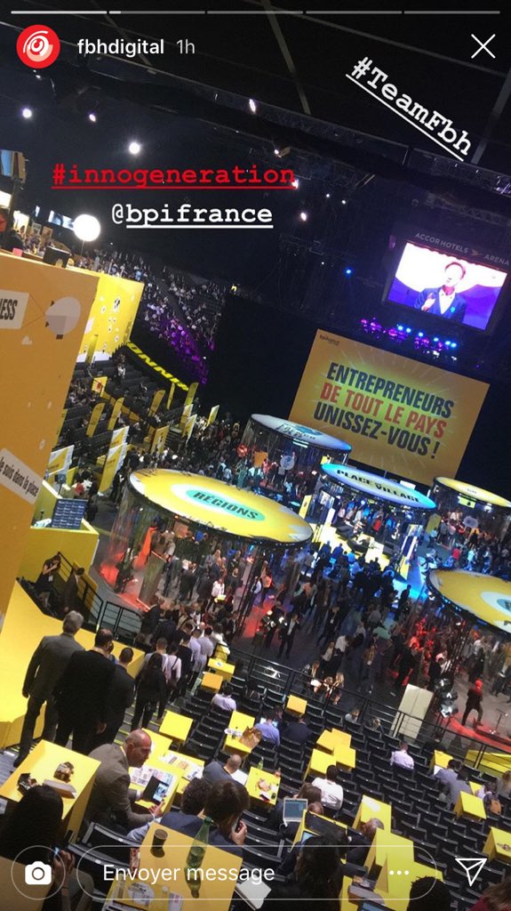 donatienguillon's tweet photo. Visitez avec nous #InnoGeneration @Bpifrance sur notre tout nouveau compte Instagram @FBHdigital ! #FBHdigital @Fa_Dione https://t.co/U4dty6vUAU